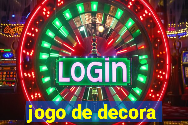 jogo de decora