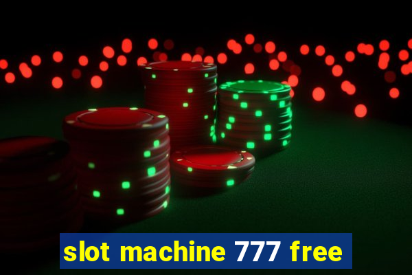 slot machine 777 free