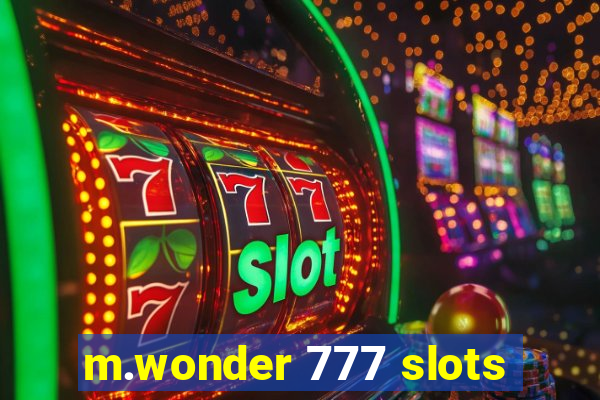 m.wonder 777 slots