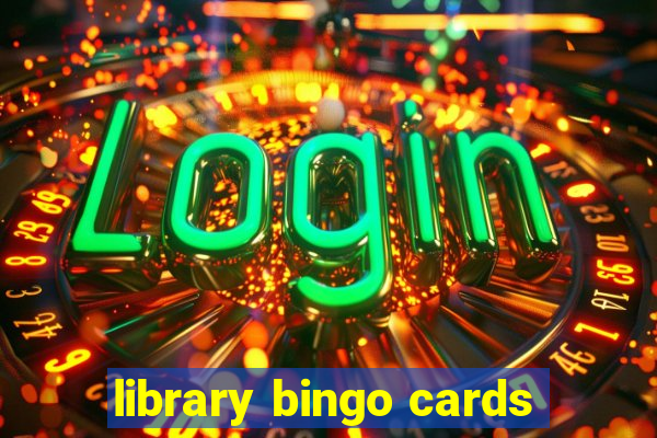 library bingo cards