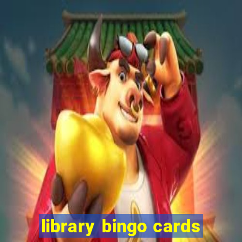 library bingo cards