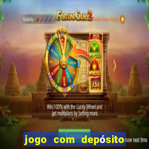 jogo com depósito de 2 reais