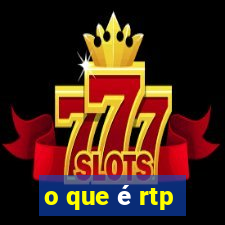 o que é rtp