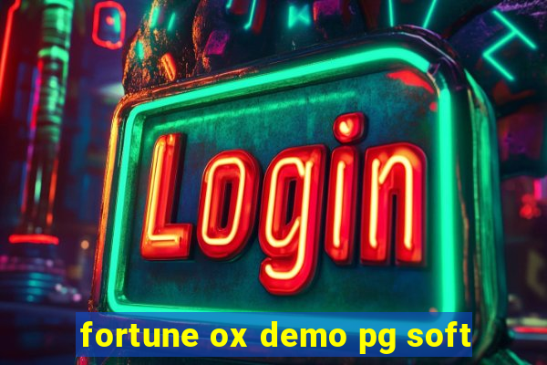 fortune ox demo pg soft