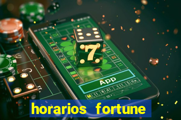 horarios fortune tiger madrugada