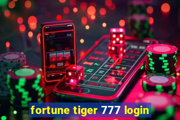 fortune tiger 777 login