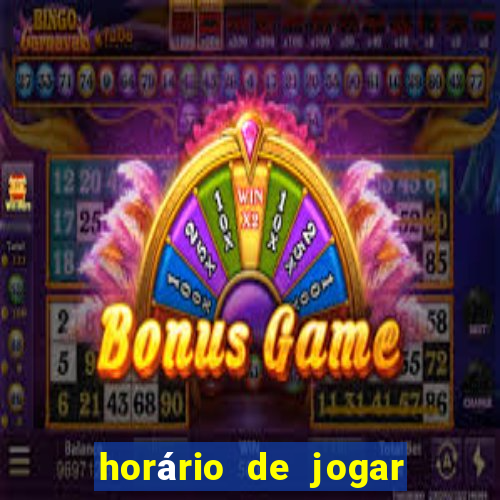 horário de jogar fortune rabbit