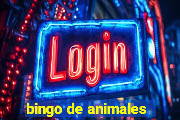 bingo de animales