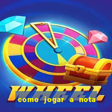 como jogar a nota do enem