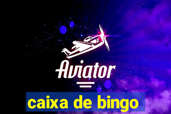 caixa de bingo