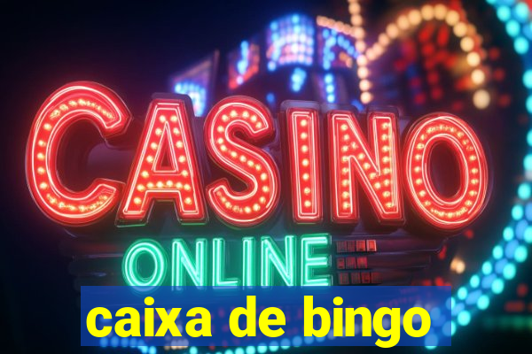 caixa de bingo