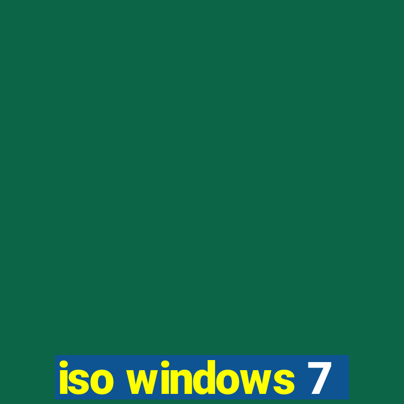 iso windows 7