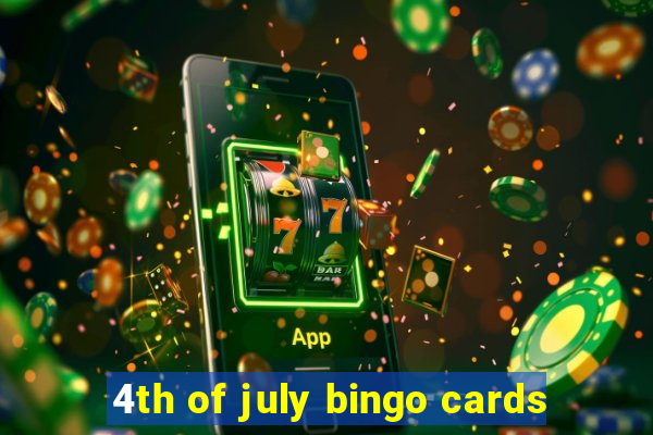 4th of july bingo cards