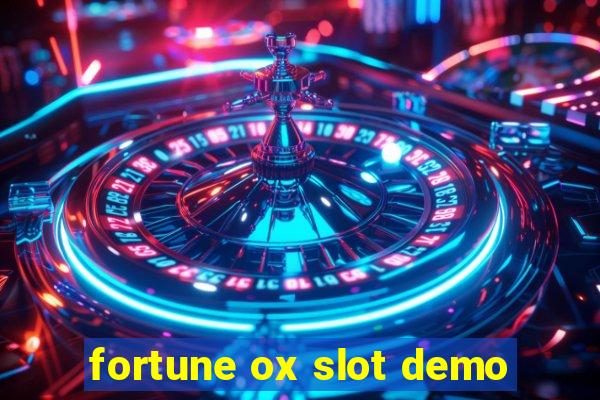 fortune ox slot demo