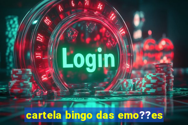 cartela bingo das emo??es