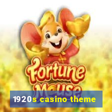 1920s casino theme