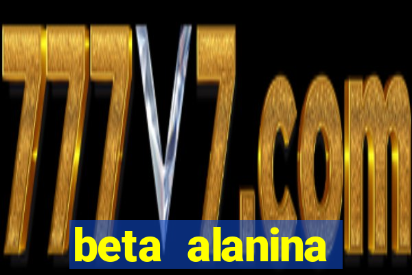 beta alanina aumenta a pressao