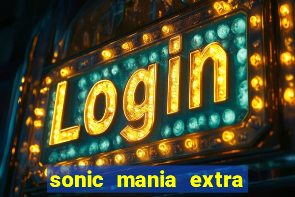 sonic mania extra slot amy