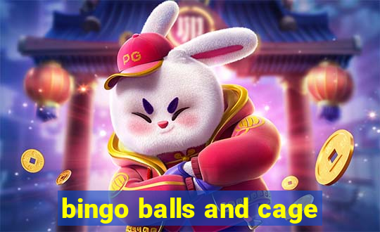 bingo balls and cage