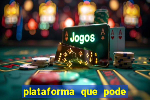 plataforma que pode depositar 1 real