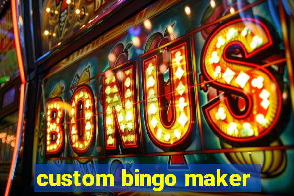 custom bingo maker