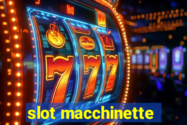 slot macchinette