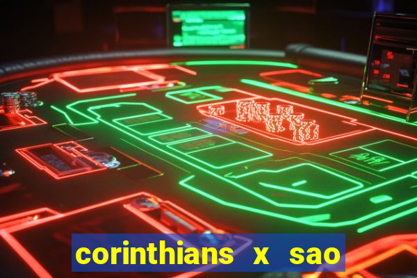 corinthians x sao paulo confrontos