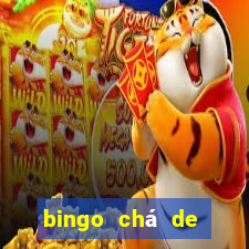 bingo chá de revela??o para imprimir