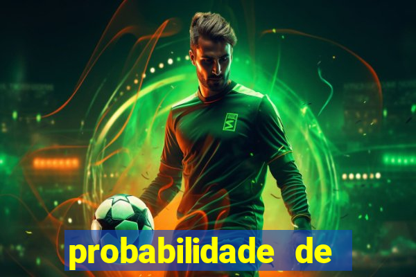 probabilidade de jogos de futebol de hoje