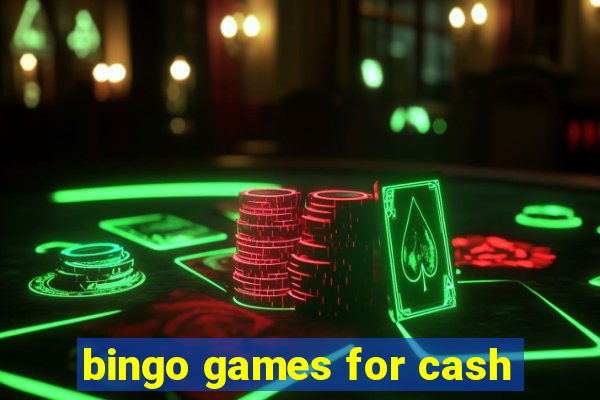 bingo games for cash