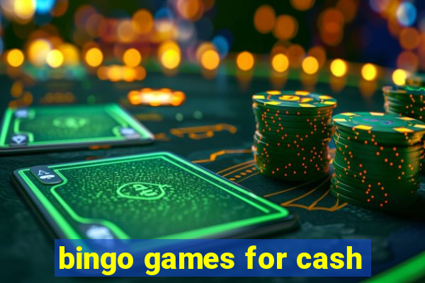 bingo games for cash