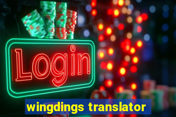 wingdings translator