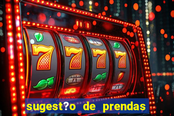 sugest?o de prendas para bingo