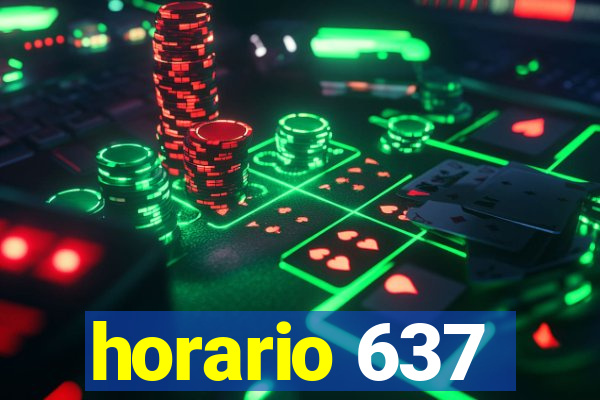 horario 637