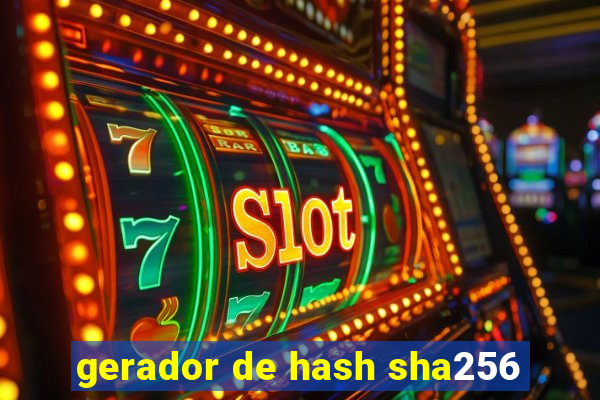 gerador de hash sha256