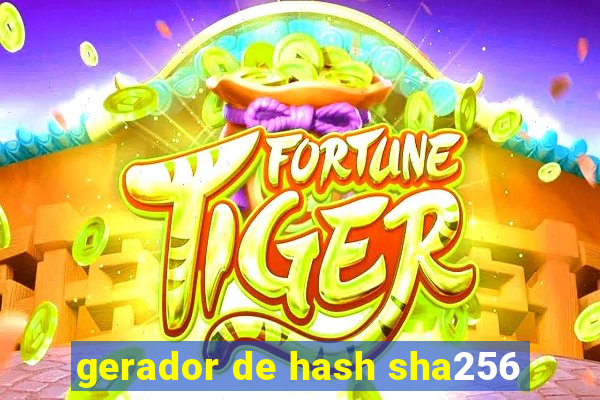 gerador de hash sha256