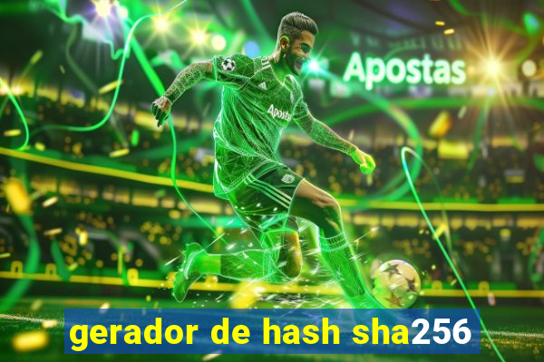 gerador de hash sha256