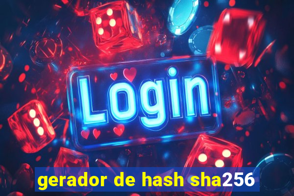 gerador de hash sha256