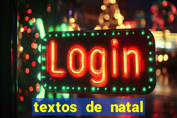 textos de natal para leitura