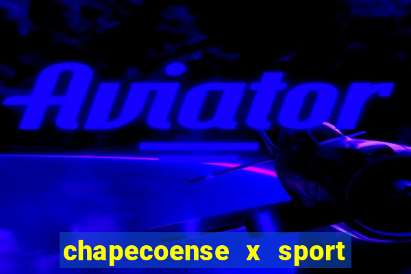 chapecoense x sport recife palpite