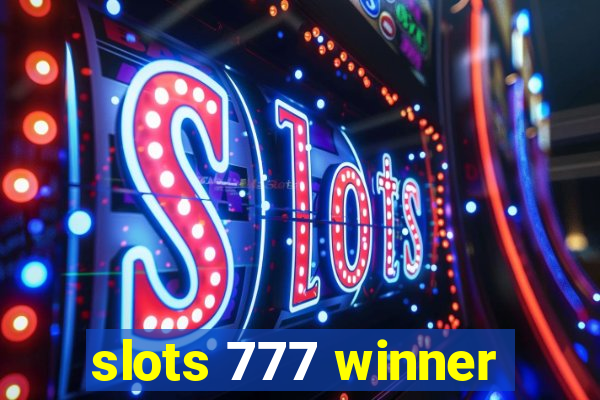 slots 777 winner