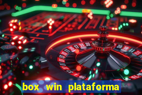 box win plataforma de jogos