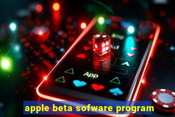 apple beta sofware program