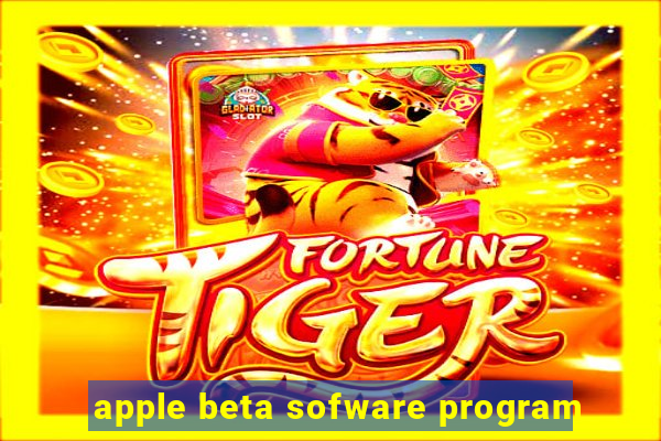 apple beta sofware program