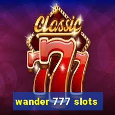 wander 777 slots