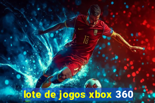 lote de jogos xbox 360