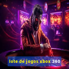 lote de jogos xbox 360