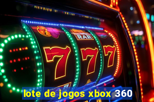 lote de jogos xbox 360