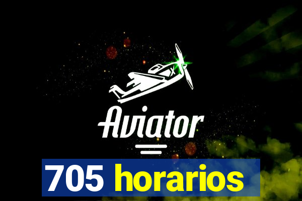 705 horarios