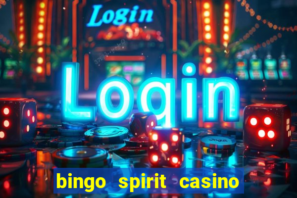 bingo spirit casino no deposit bonus codes